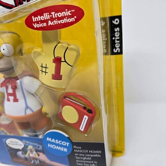 THE SIMPSONS MASCOT HOMER WORLD OF SPRINGFIELD INTELLITRONIC PLAYMATES FIGURE - Picture 4 of 7